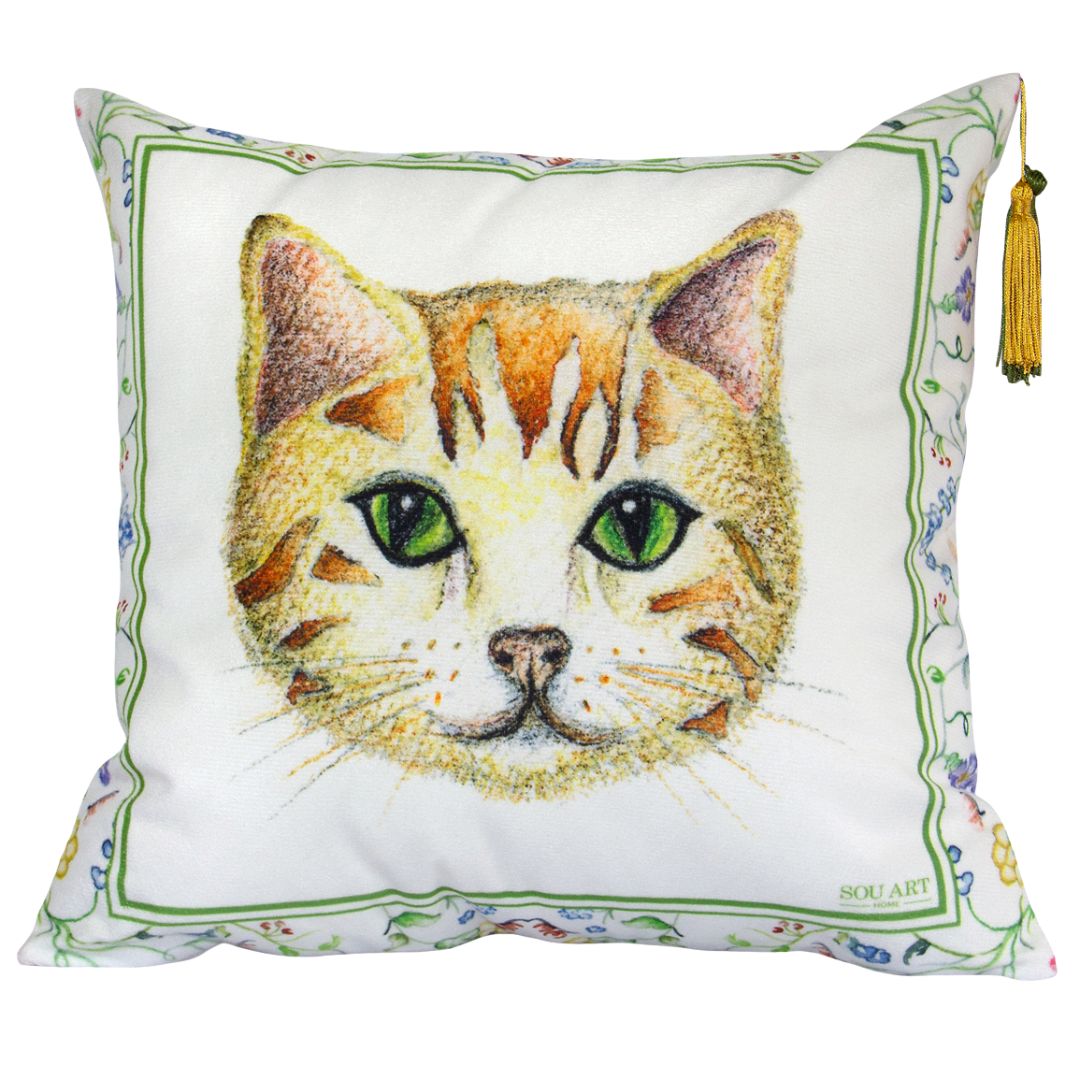 Capa de Almofada Filhote Gato