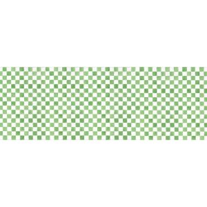 Trilho de Mesa Quadriculado Verde